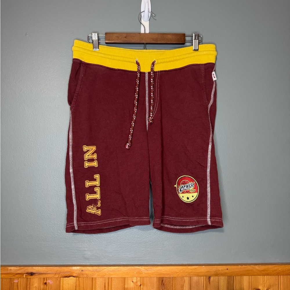 Jack & Jones Maroon and Yellow Athletic Shorts,‎ cavaliers